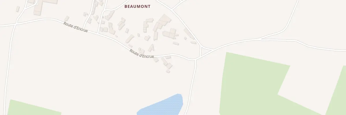 Plan du 4B Rte d’Encrué /beaumont à Glénay