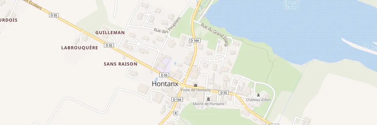 Plan du 61 Rte du Pont des Nasses à Hontanx