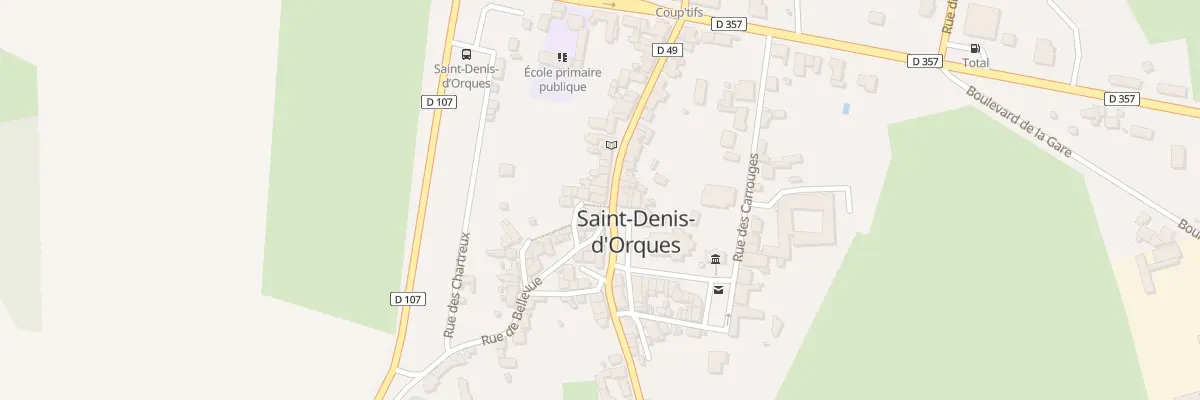 Plan du 34 Rue Geoffroy de Loudun à Saint-Denis-d’Orques