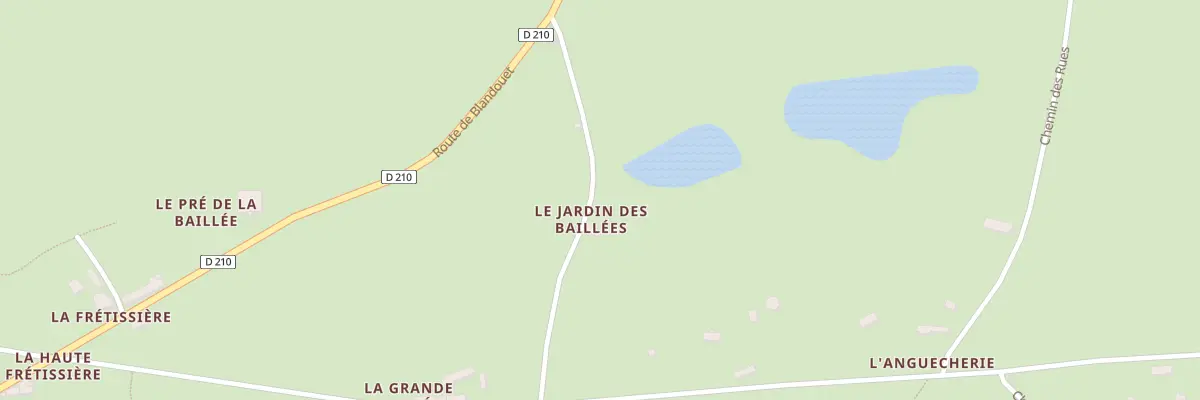Plan du 395 Che de Blandouet à Torcé-Viviers-en-Charnie