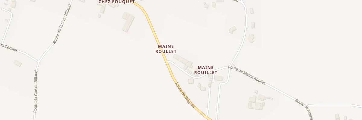 Plan du 1 Rte de Maine Roullet à Saint-Maigrin