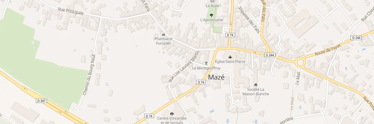 Plan du 4B Rue Lise Laurent Martin à Mazé-Milon