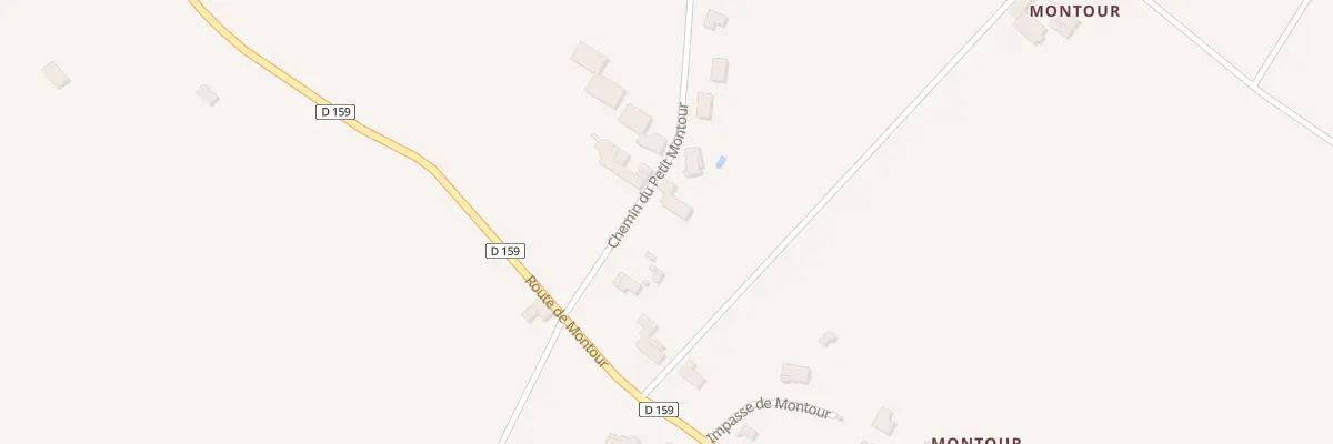 Plan du 106 Che du Petit Montour à Nercillac