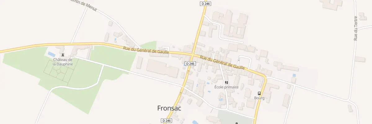 Plan du 1 Rue Poitevine à Fronsac
