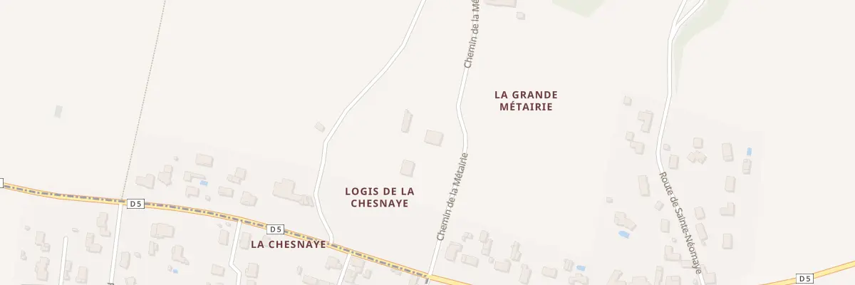 Plan du 7 Che de la Metairie La Chesnaye à Sainte-Néomaye