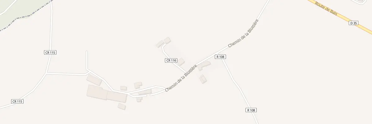 Plan du 350 Che de la Blottière à Vimartin-sur-Orthe