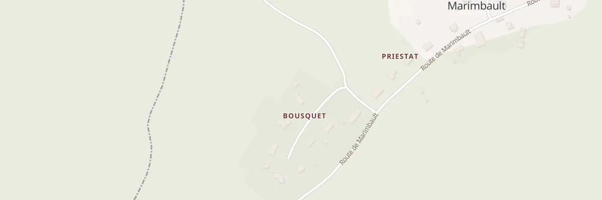 Plan du 1 Lot Le Bousquet à Marimbault