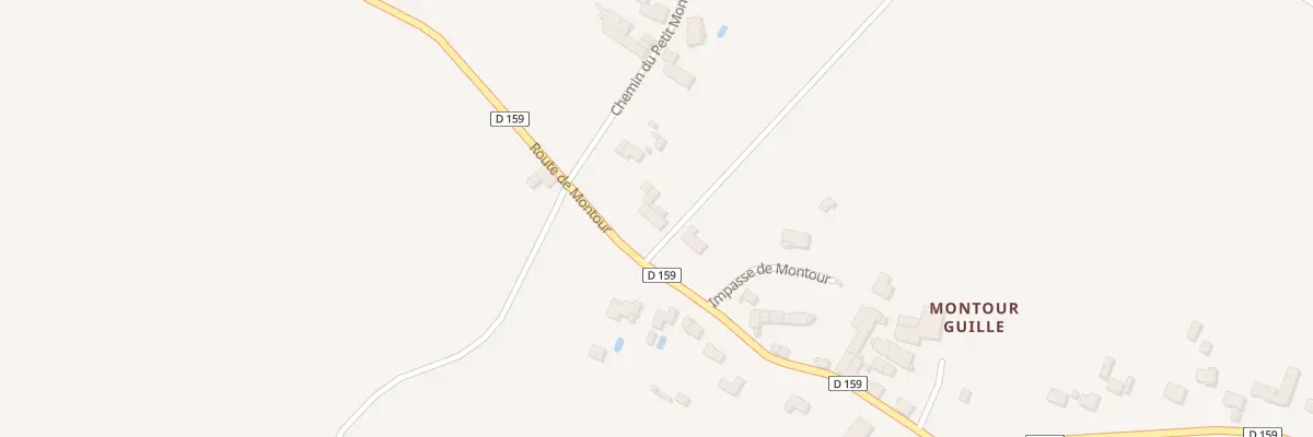 Plan du 622 Rte de Montour à Nercillac