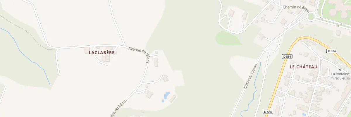 Plan du 36 Av du Bearn à Aire-sur-l’Adour