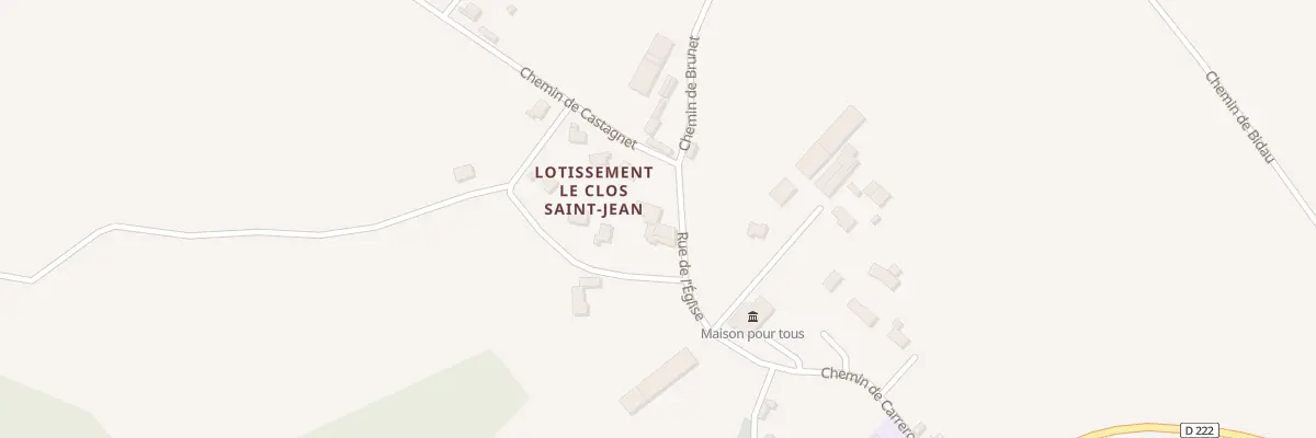 Plan du 2 Rue de l’Eglise à Barinque