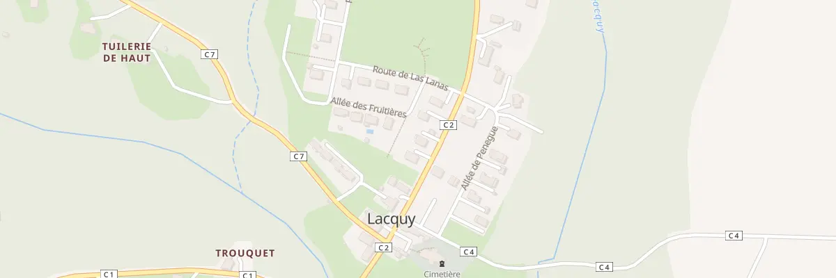 Plan du 119 Rte de l’Armagnac à Lacquy