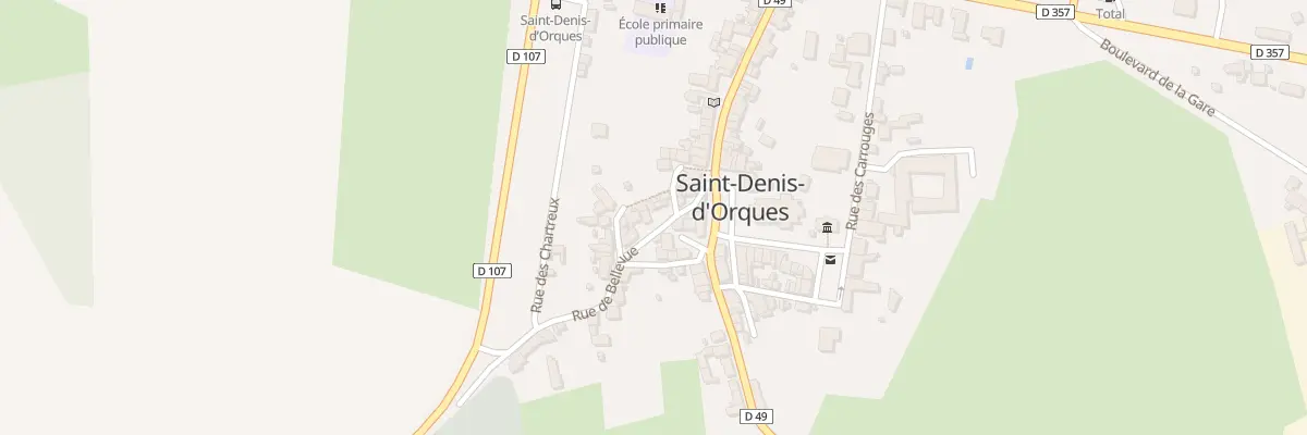 Plan du 12 Rue de Bellevue à Saint-Denis-d’Orques