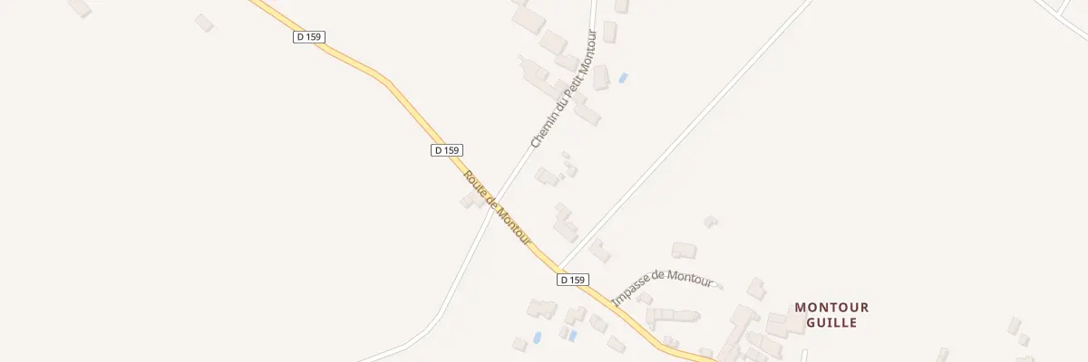 Plan du 16 Che du Petit Montour à Nercillac