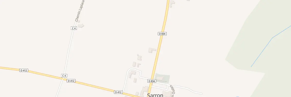 Plan du 6 N 134 à Sarron