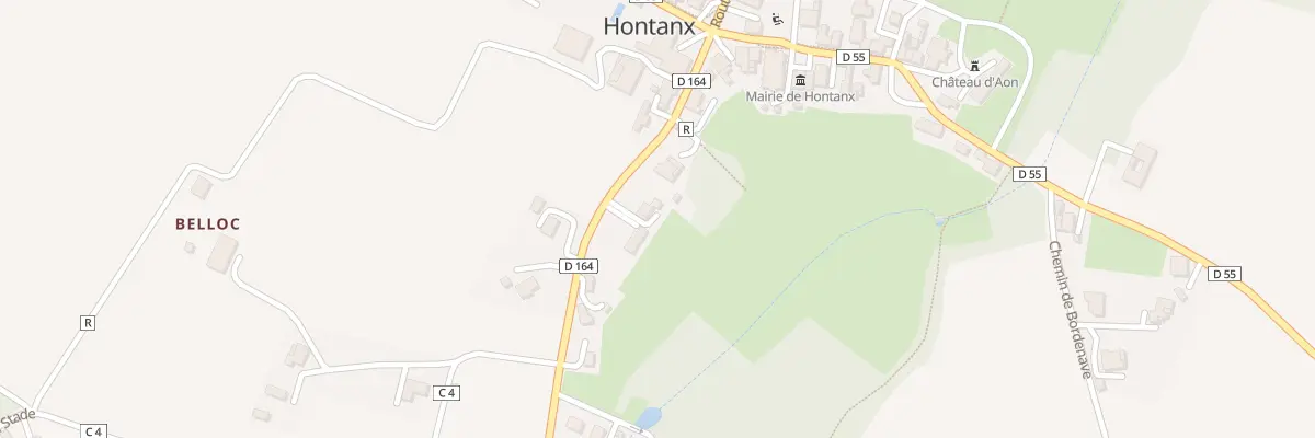 Plan du 155 Rte de Metier à Hontanx