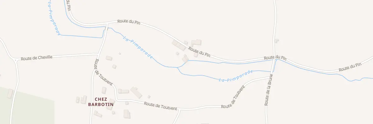 Plan du 11 Rte du Pin à Chantillac