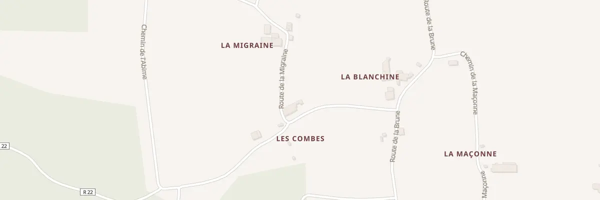 Plan du 5120 La Migraine à Chantillac