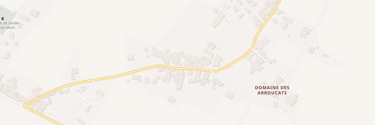 Plan du 292 Mounet Nord à Sainte-Croix-du-Mont