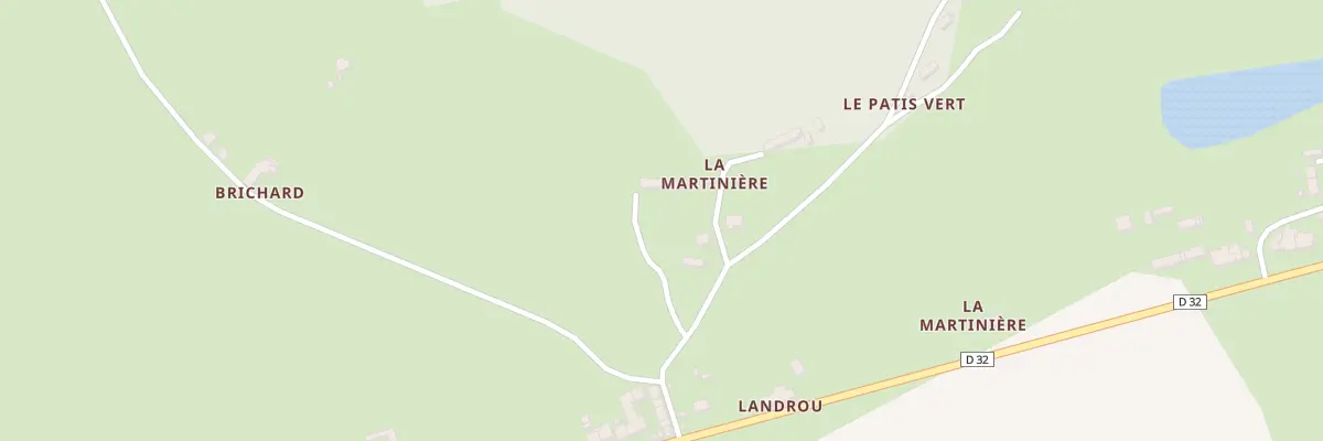 Plan du 4 Le Patis Vert à Voutré