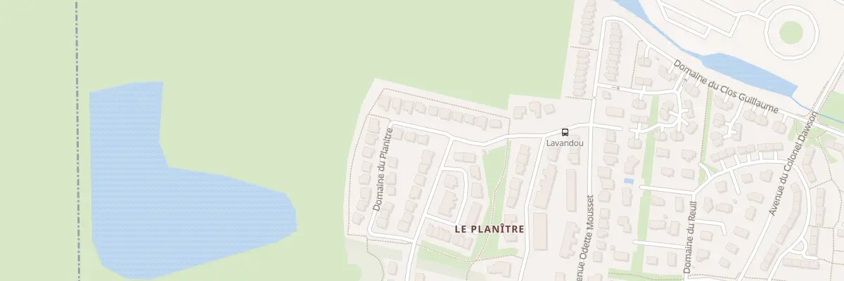 Plan du 20 Rue Domaine du Planitre à Ouistreham