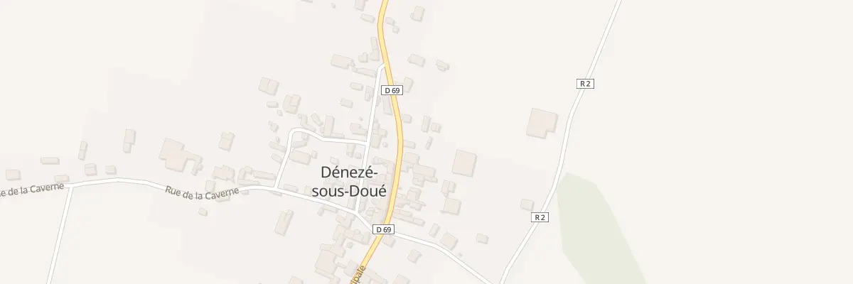 Plan du 20 Rue Principale à Dénezé-sous-Doué