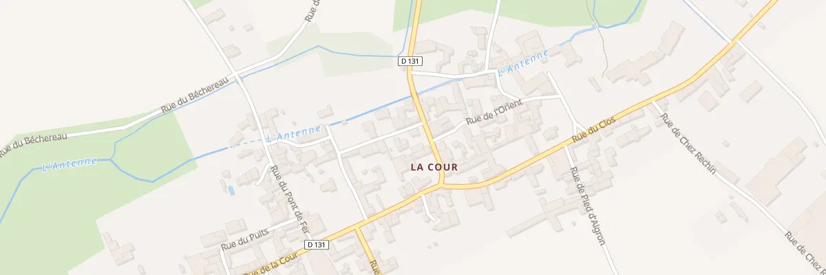 Plan du 6 Rue des Lavoirs aux Touches-de-Périgny