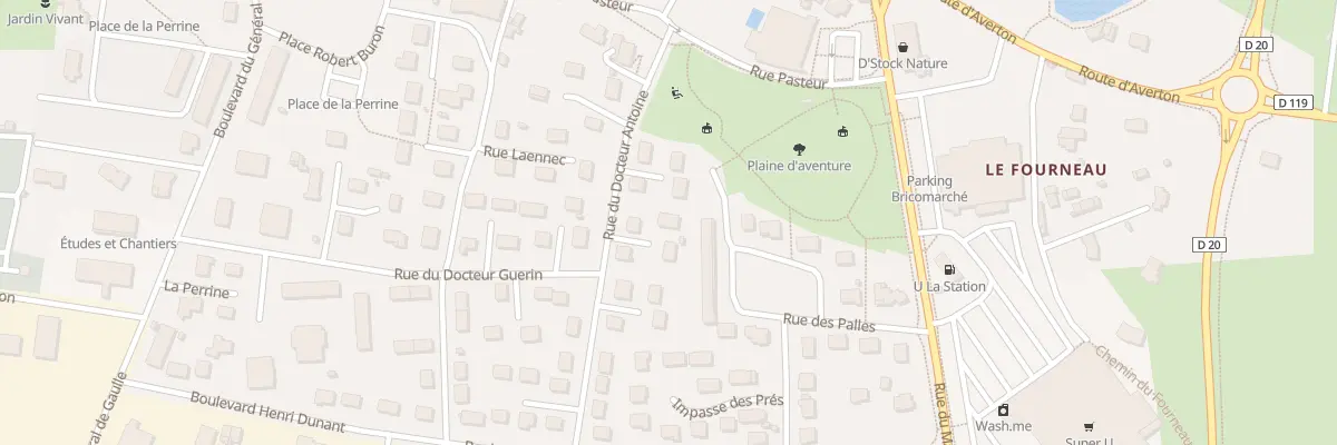 Plan du 20 Rue du Docteur Antoine à Villaines-la-Juhel