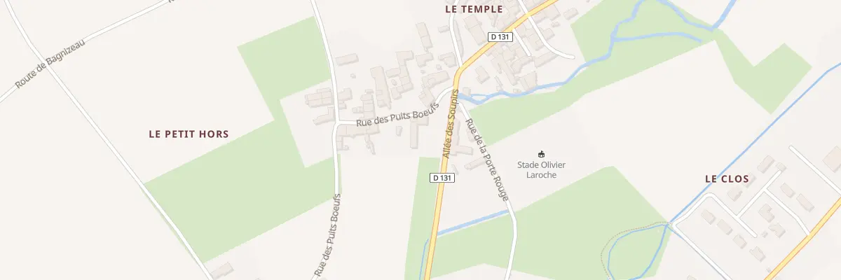 Plan du 1 Rue des Puits-Boeufs aux Touches-de-Périgny