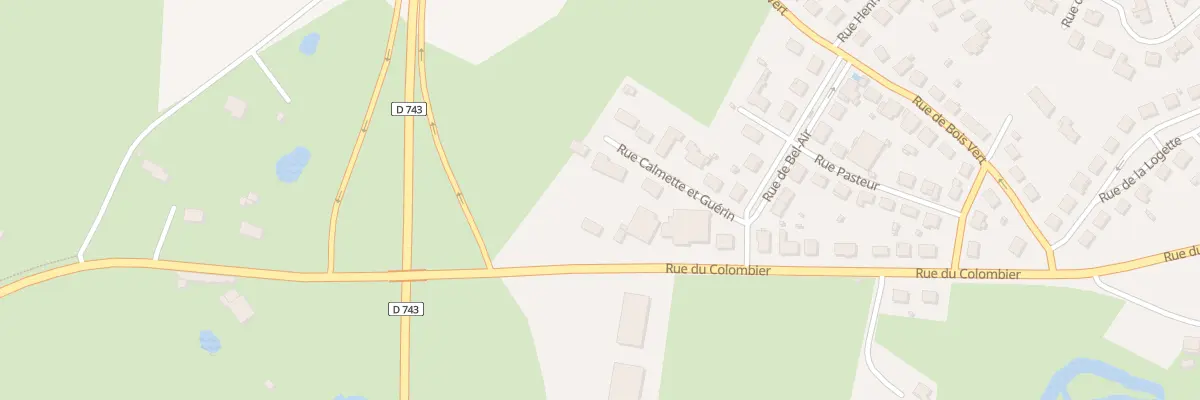 Plan du 28 Rue du Colombier au Tallud