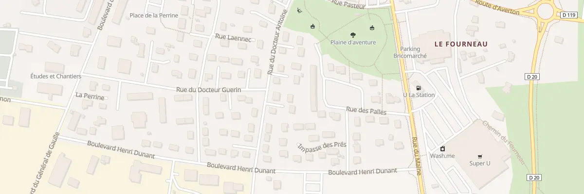 Plan du 12 Rue du Docteur Antoine à Villaines-la-Juhel