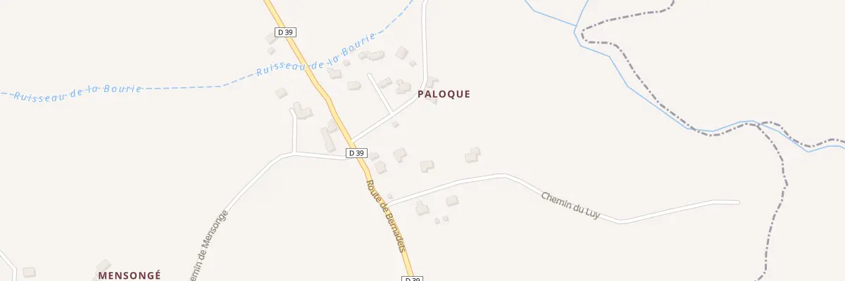 Plan du 5 Che du Luy à Maucor