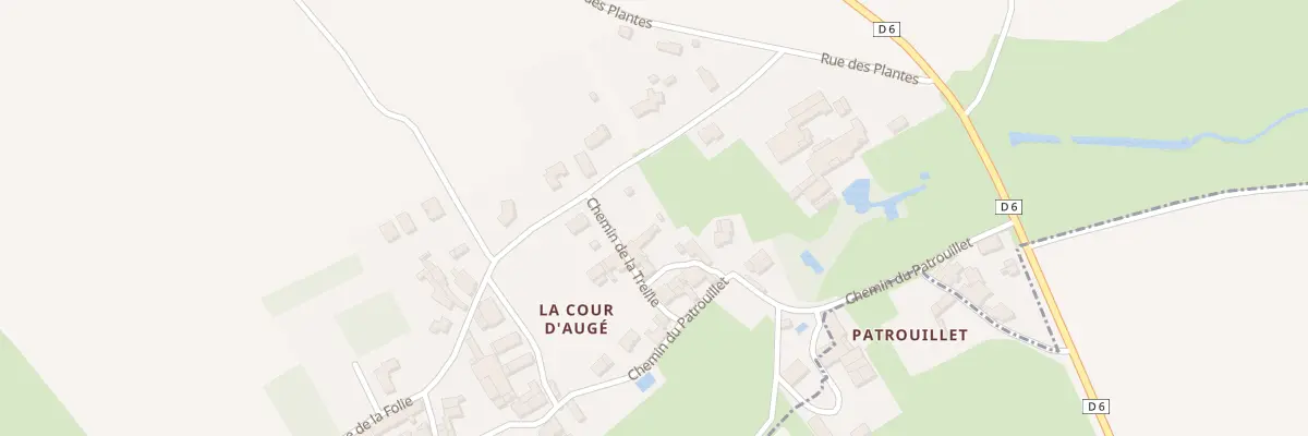 Plan du 4 Rue du Puits La Cour à Augé