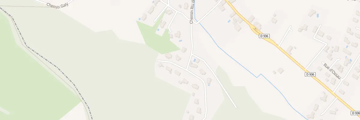 Plan du 9585 Che Riu de Lanne à Bourdettes