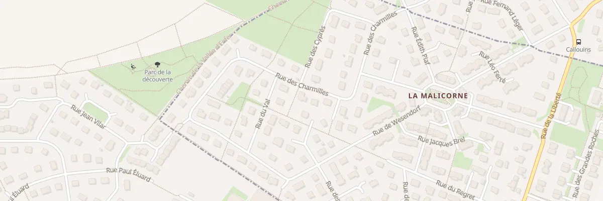 Plan du 14 Rue des Charmilles à Démouville