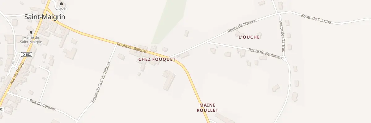 Plan du 11 Rte de Baignes à Saint-Maigrin