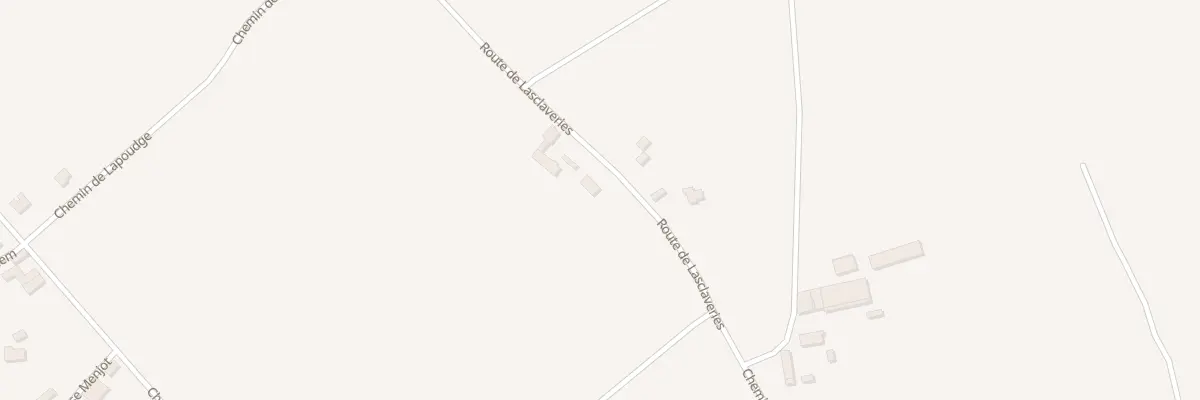 Plan du 353 Rte de Lasclaveries à Barinque