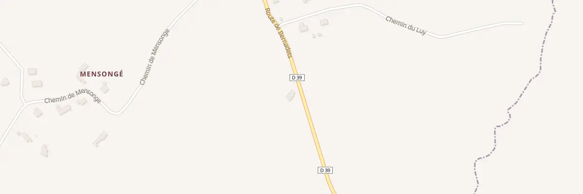 Plan du 31 Rte de Bernadets à Maucor