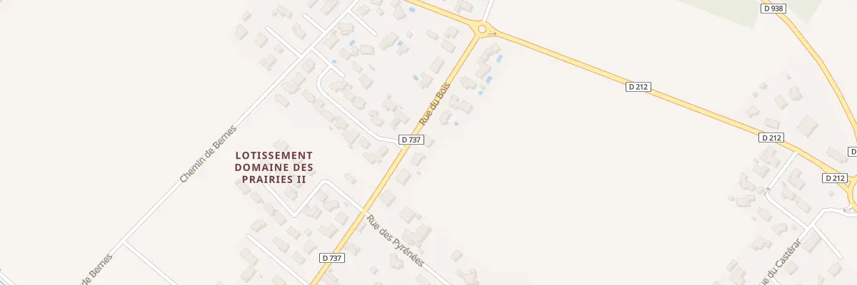 Plan du 64 Rue du Bois à Bordes