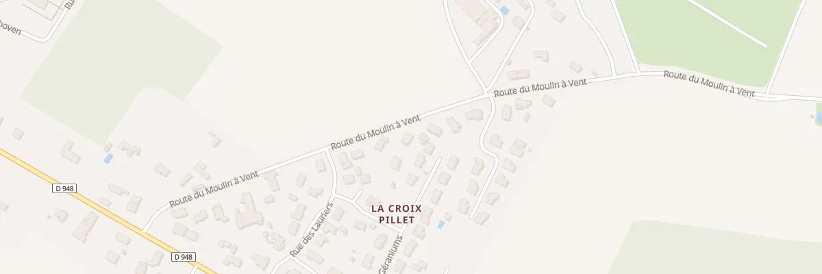 Plan du 36 Rte du Moulin A Vent à Aigondigné