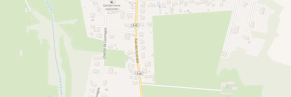Plan du 9017 Rue des Pyrénées à Garlin