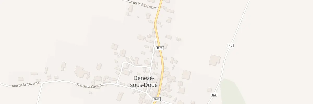 Plan du 23 Rue Principale à Dénezé-sous-Doué