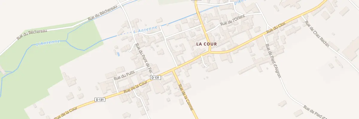 Plan du 8 Rue de la Cour aux Touches-de-Périgny