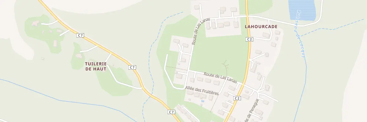 Plan du 27 Imp Dous Pins à Lacquy