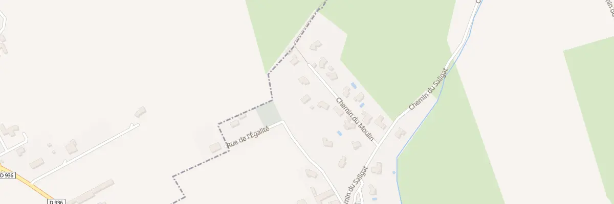 Plan du 9546 Che du Moulin à Bourdettes
