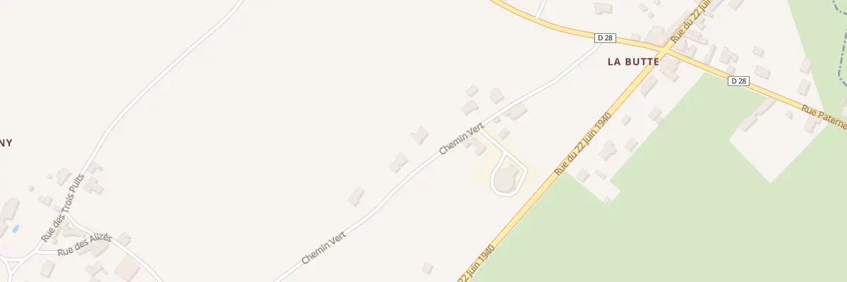Plan du 8 Che Vert à Sainte-Gemme