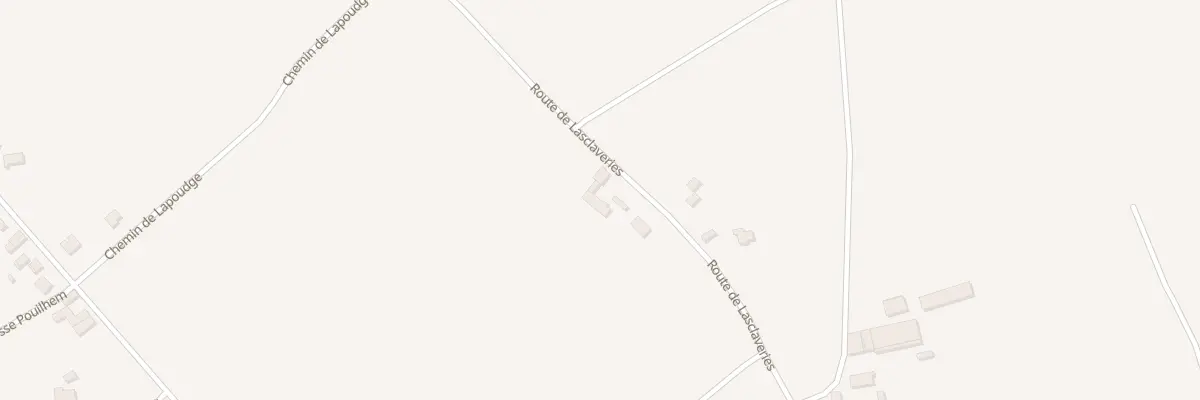Plan de Rte de Lasclaveries à Barinque
