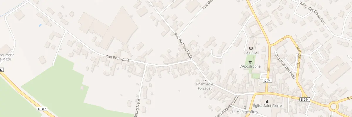 Plan du 144 Rue Principale à Mazé-Milon
