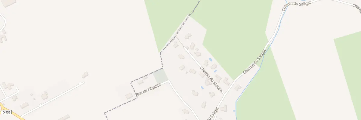Plan du 9755 Che du Moulin à Bourdettes