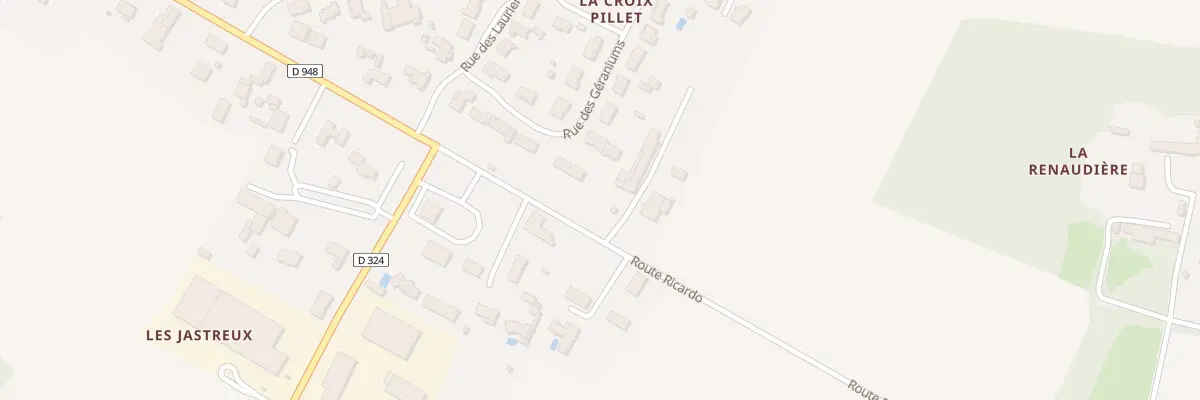 Plan du 10 Rue des Geraniums Croix Pillet à Aigondigné