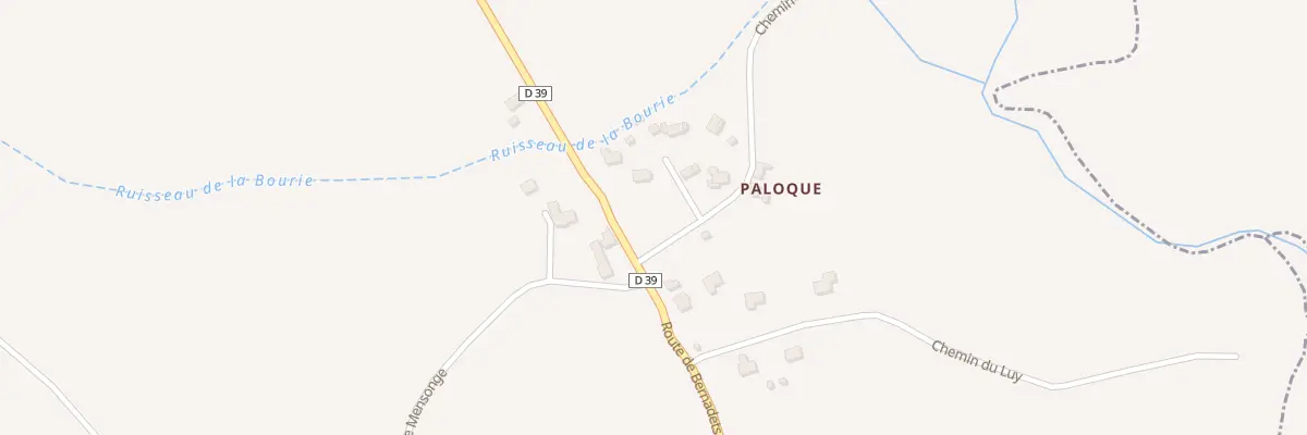 Plan du 1 Imp des Roseaux à Maucor